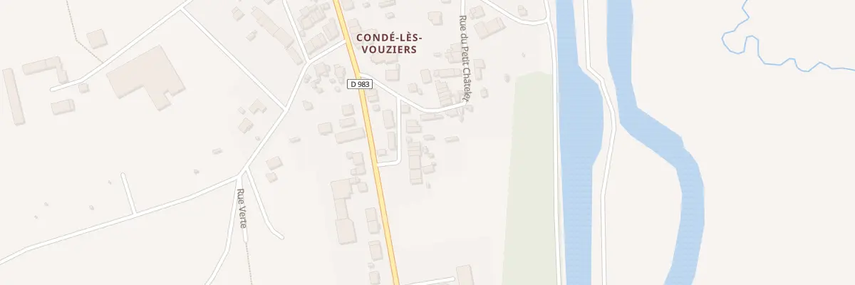 Plan du 12 Rue du Grand Châtelet à Vouziers