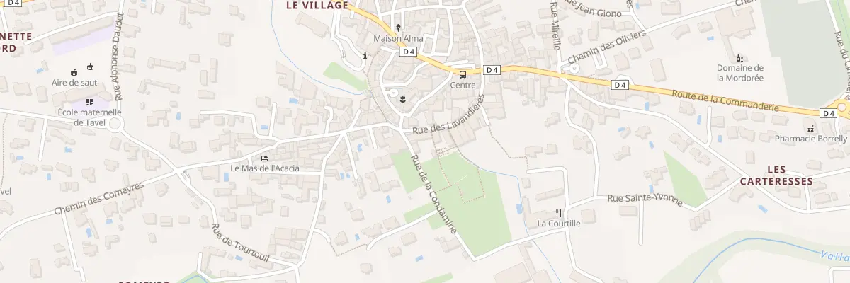 Plan du 5423 Rue de la Condamine à Tavel