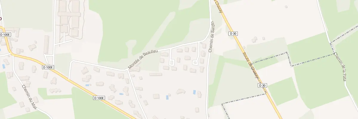 Plan du 5 All des Ecureuils à Morancé