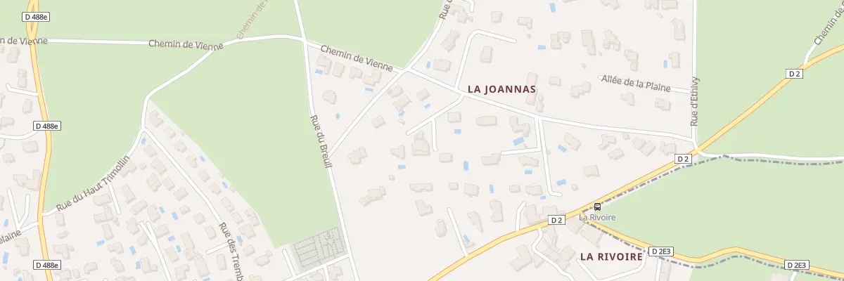 Plan du 53 Imp des Églantiers à Beauvallon