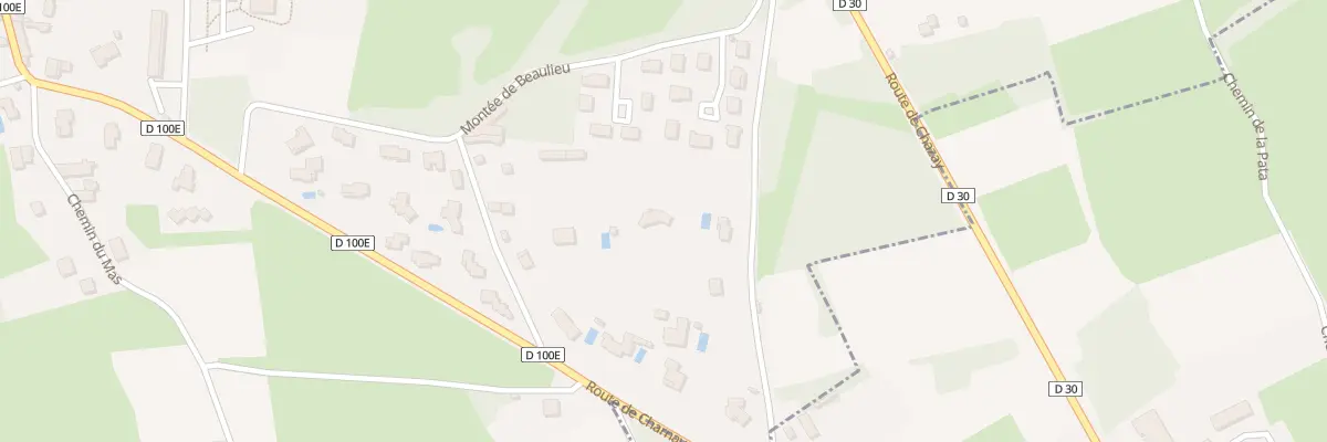Plan du 210 Che de Bardin à Morancé
