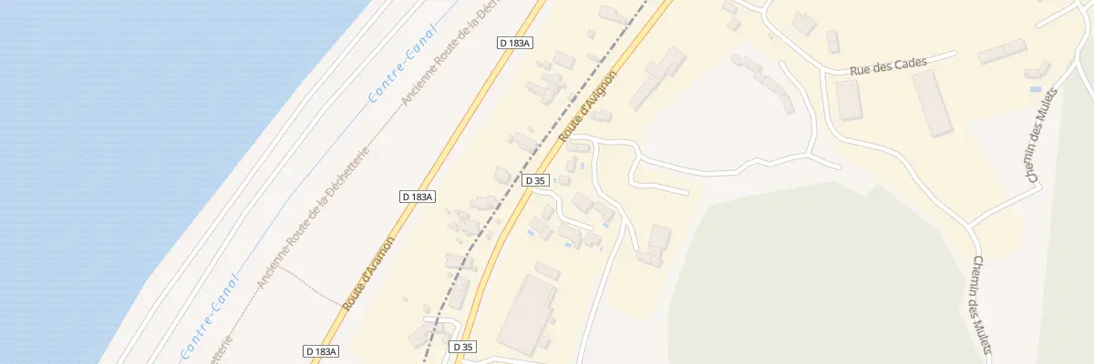 Plan du 5360 Cd 35 Rte d’Avignon à Boulbon