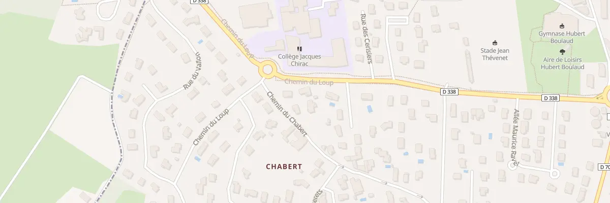 Plan du 25B Che du Chabert à Limas