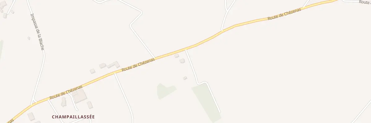 Plan du 1652 Rte de Chézenas à Maclas