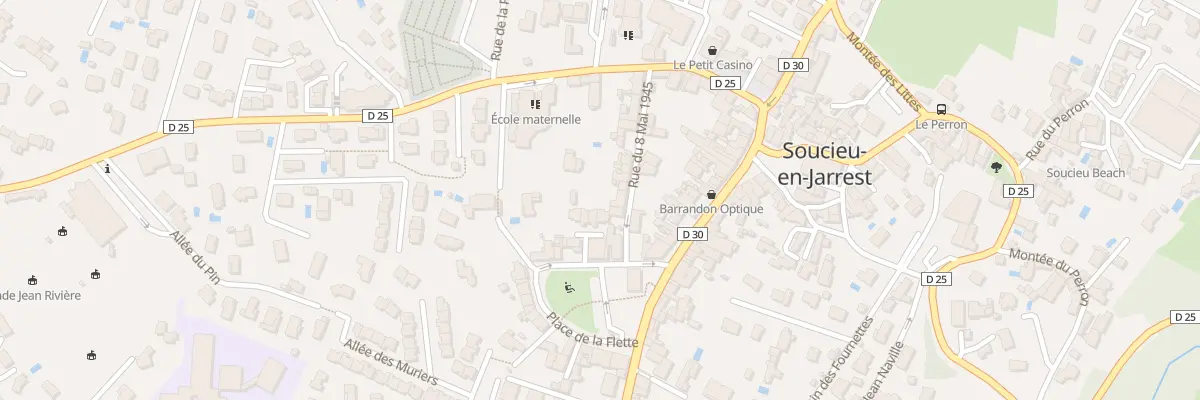 Plan du 16 Rue du 8 Mai 1945 à Soucieu-en-Jarrest