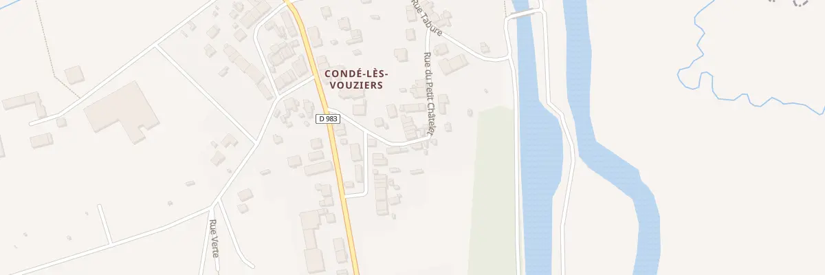 Plan du 15 Rue du Petit Chatelet à Vouziers