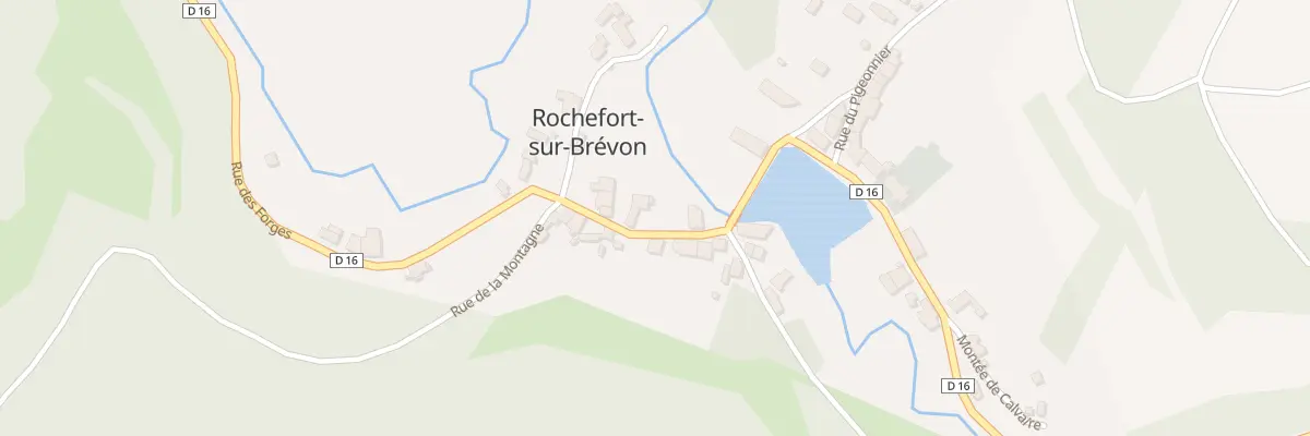 Plan du 4 Rue des Forges à Rochefort-sur-Brévon