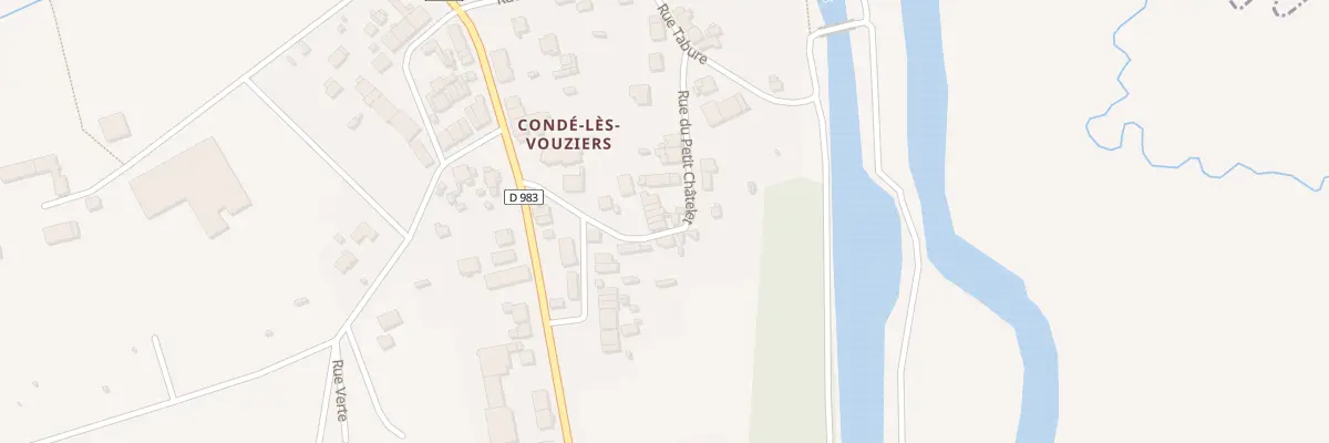 Plan du 13 Rue du Petit Chatelet à Vouziers