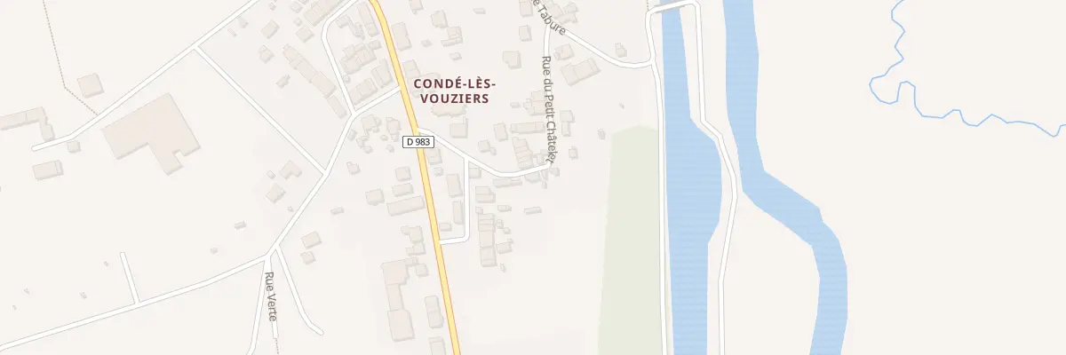 Plan du 4 Rue du Petit Chatelet à Vouziers