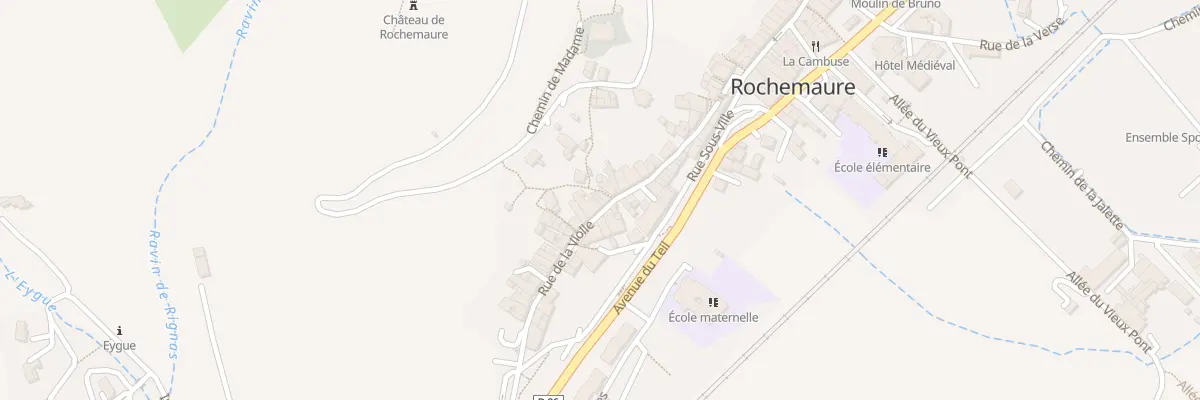 Plan du 3 Che de Malbouron à Rochemaure