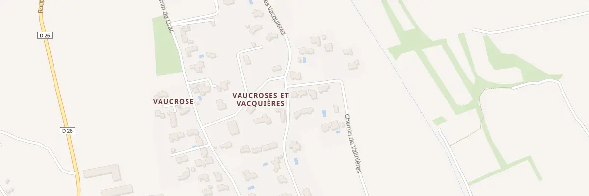 Plan du 661 Che de Valinières à Tavel