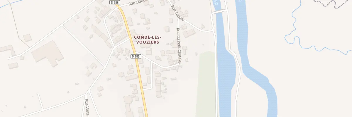 Plan du 11 Rue du Petit Chatelet à Vouziers