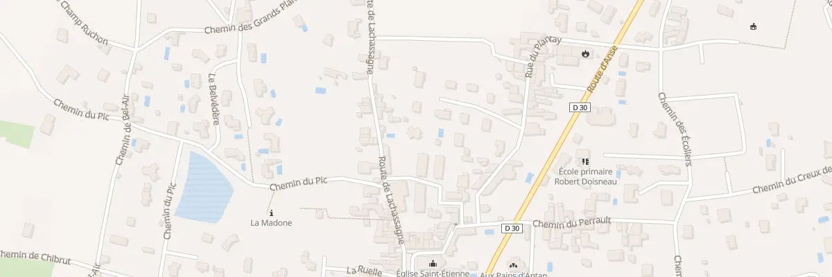 Plan du 192 Rte de Lachassagne à Lucenay