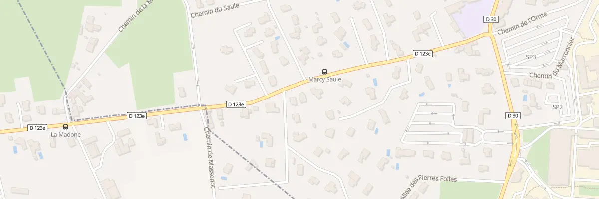 Plan du 343 Rte de Sainte Consorce à Marcy-l’Étoile