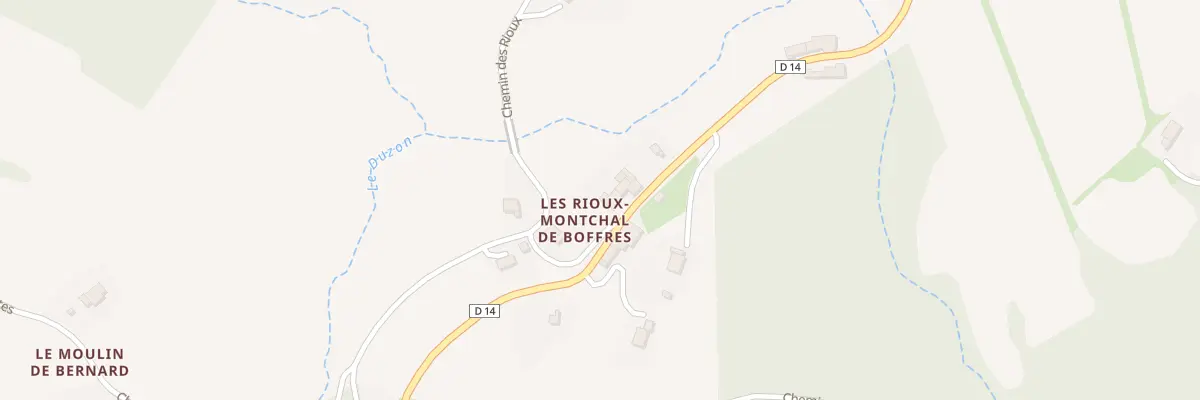 Plan du 5182 Les Rioux à Boffres
