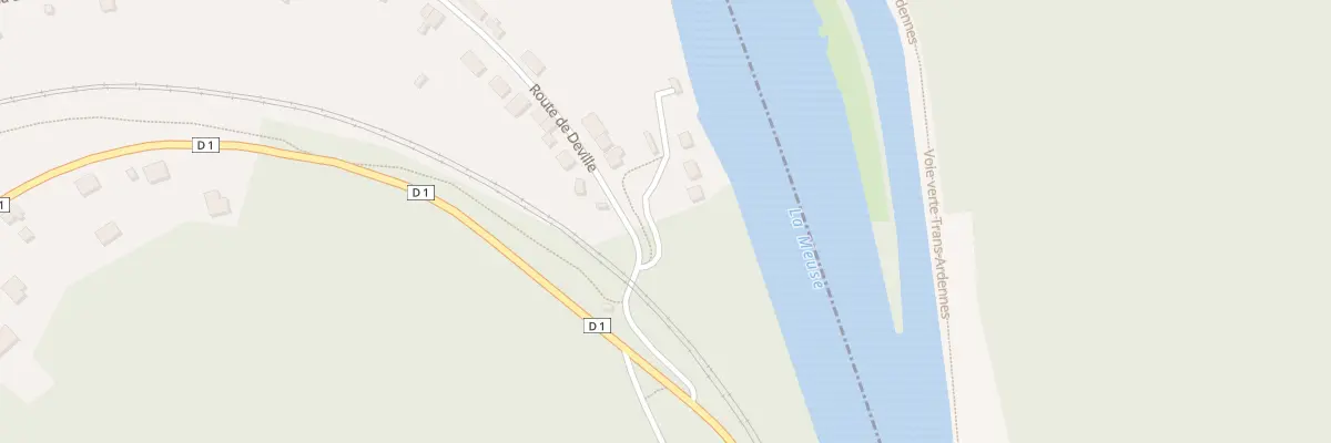 Plan du 53 Rte de Deville à Laifour
