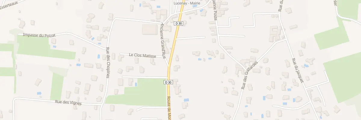 Plan du 315 Rte de Morancé à Lucenay