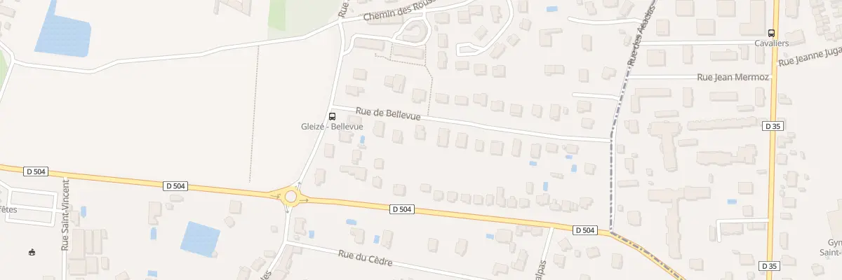 Plan du 17 Rue de Bellevue à Gleizé
