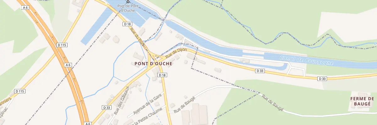 Plan du 5099 Pont d’Ouche à Aubaine