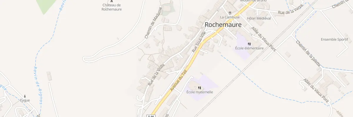 Plan du 17 Rue de la Violle à Rochemaure