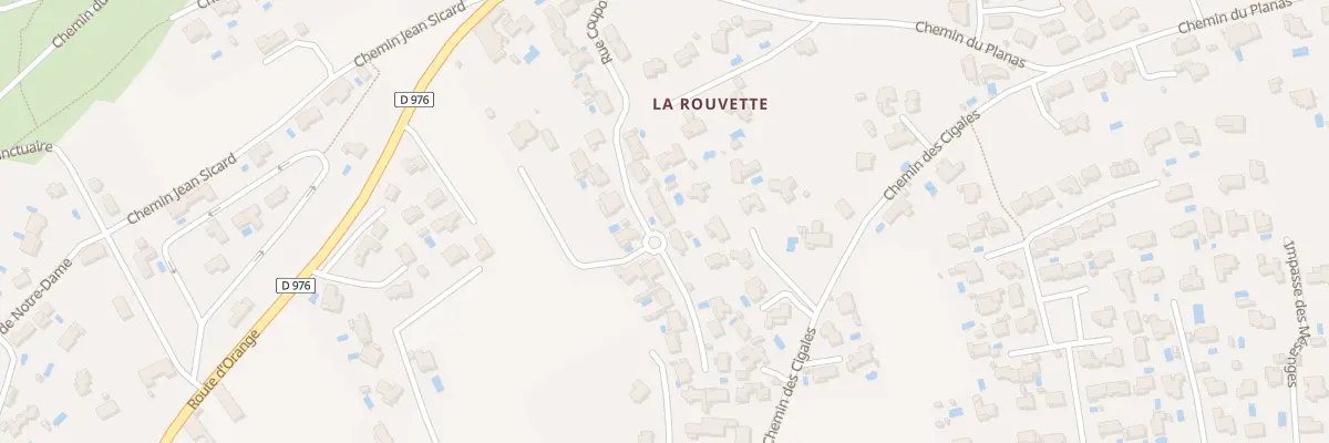 Plan du 11 Rue Coupo Santo à Rochefort-du-Gard
