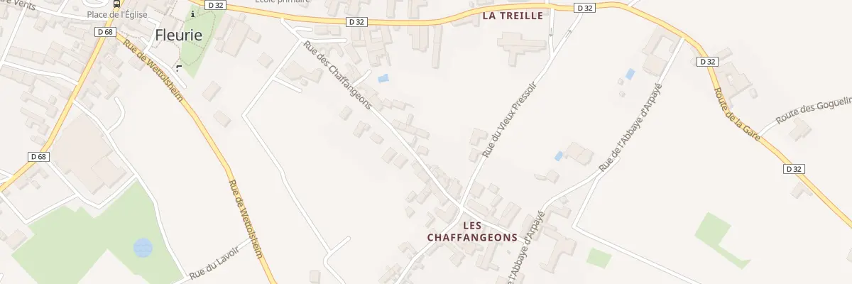 Plan du 225 Rue des Chaffangeons à Fleurie