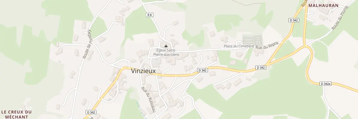 Plan du 58 Rue du Repos à Vinzieux