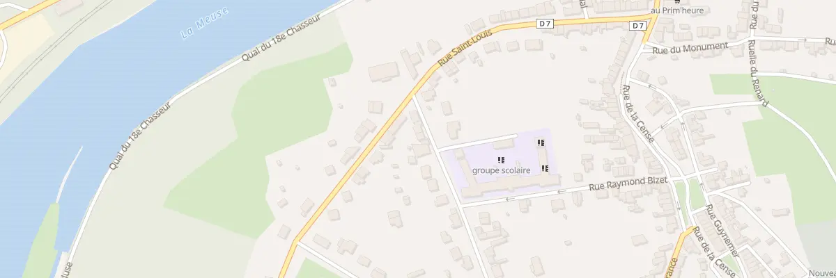 Plan du 6 Rue du Calvaire à Haybes