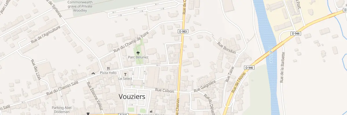 Plan du 17 Rue de Condé à Vouziers