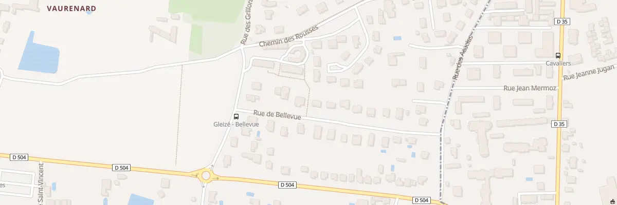 Plan du 821 Rue des Grillons à Gleizé