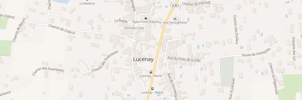Plan du 114 Rue du Centre à Lucenay