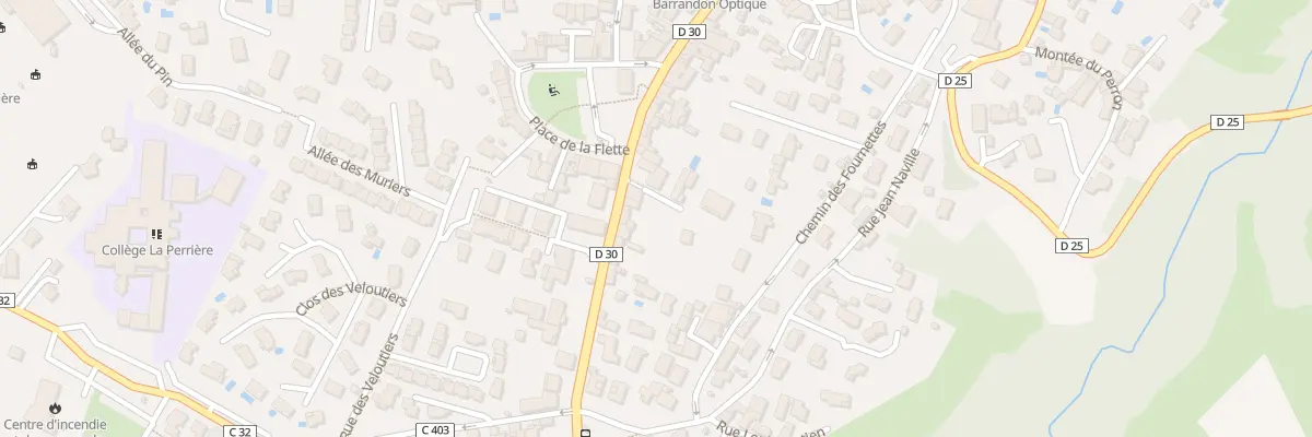 Plan du 33 Rue Charles de Gaulle à Soucieu-en-Jarrest