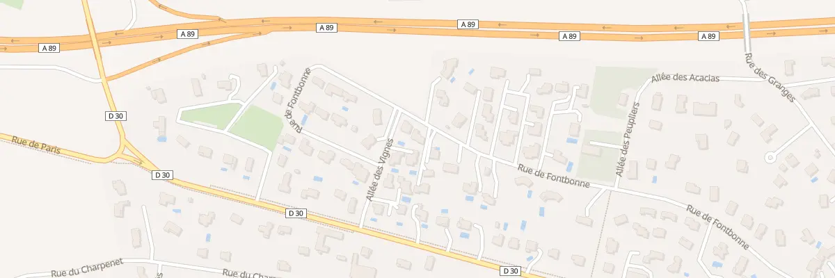 Plan du 41 Rue de Fontbonne à La Tour-de-Salvagny