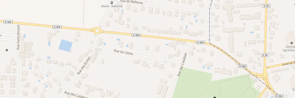 Plan du 10 Rue du Cèdre à Gleizé