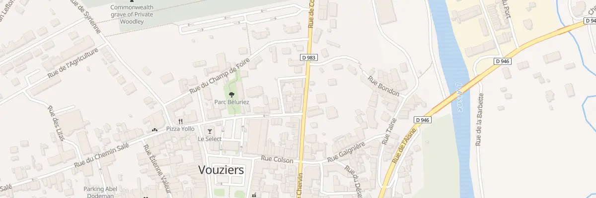Plan du 19 Rue de Condé à Vouziers