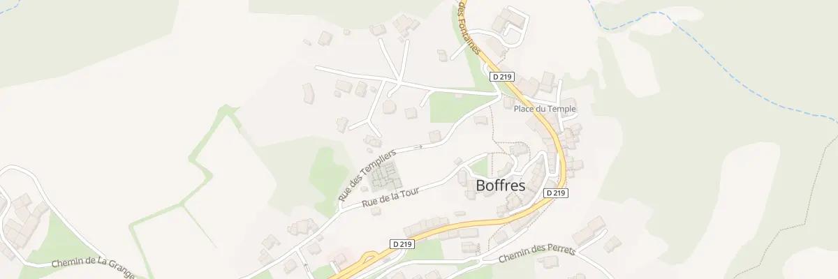 Plan du 1 Rue des Templiers à Boffres