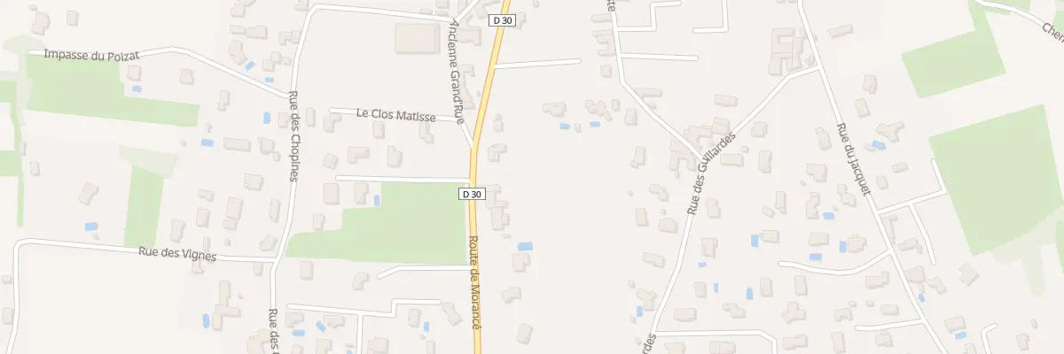 Plan du 327 Rte de Morancé à Lucenay