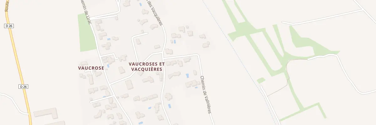 Plan du 649 Che de Valinières à Tavel