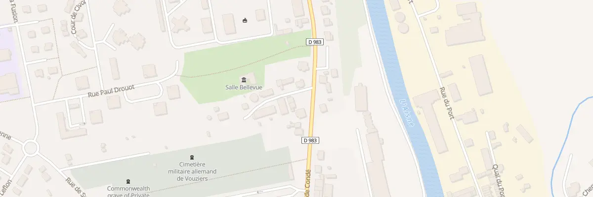 Plan du 43 Rue de Condé à Vouziers