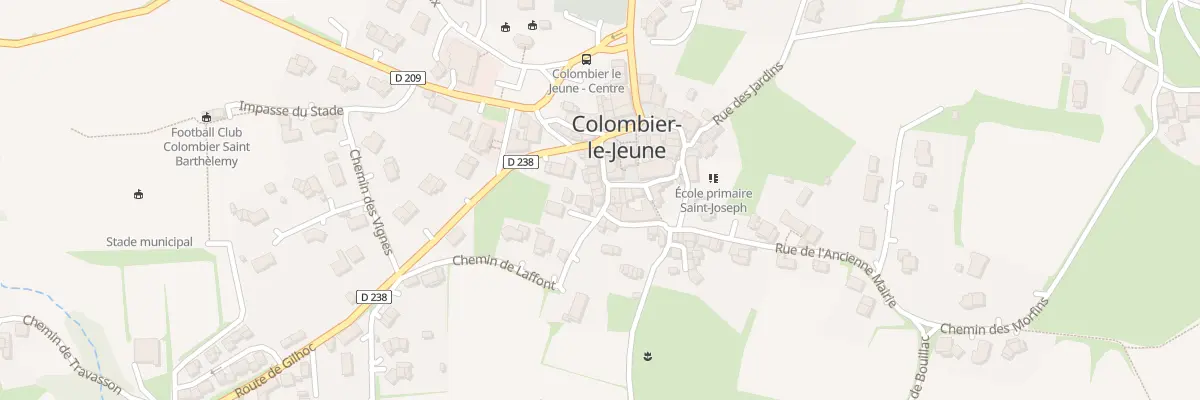 Plan du 10 Rue du Lavoir à Colombier-le-Jeune