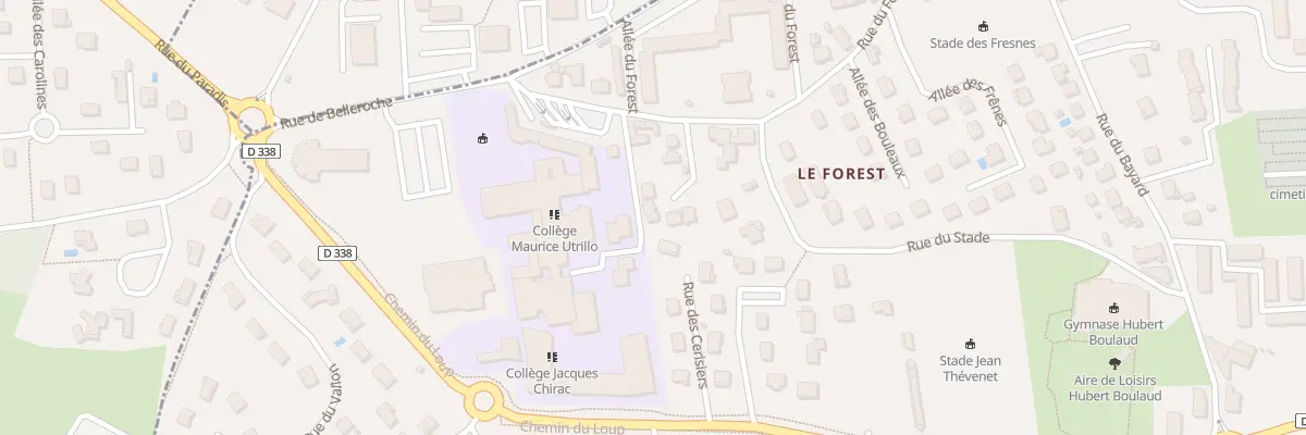 Plan du 72 Rue du Clos de la Forestière à Limas