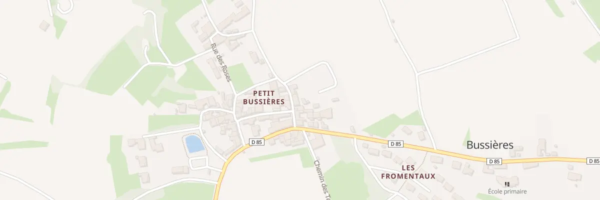 Plan du 5133 Petit Bussieres à Bussières