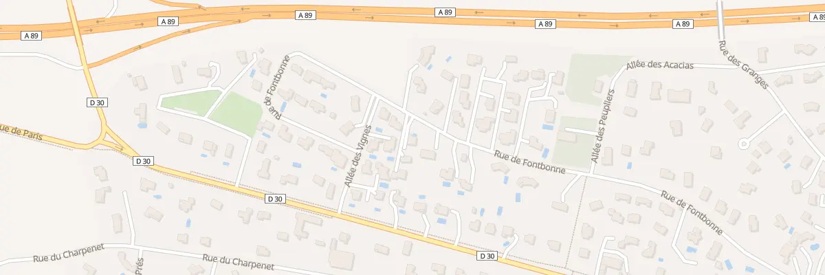 Plan du 39 Rue de Fontbonne à La Tour-de-Salvagny