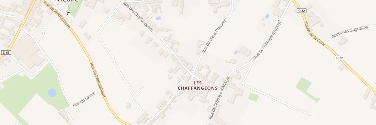 Plan du 281 Rue des Chaffangeons à Fleurie