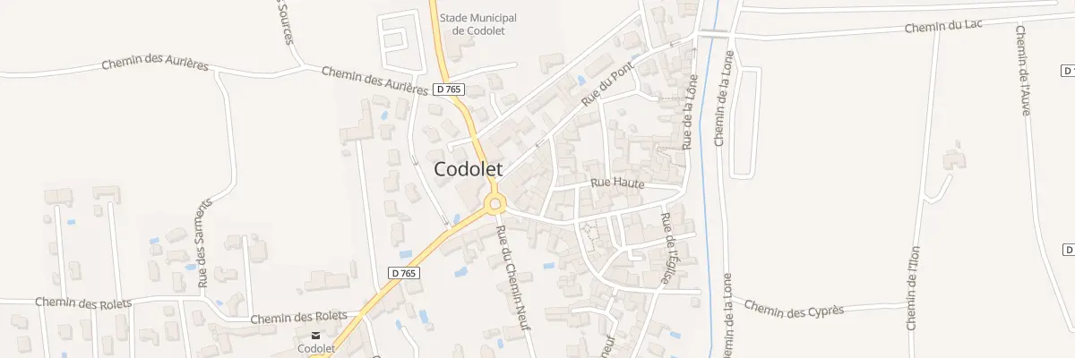 Plan du 5115 Rue Croix des Rampeaux à Codolet