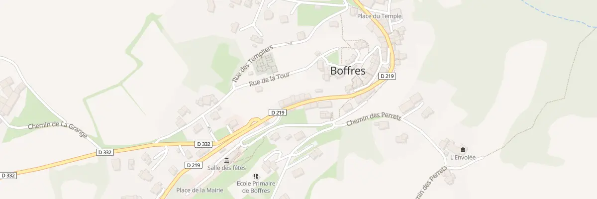 Plan du 19 Rue des Fontaines à Boffres