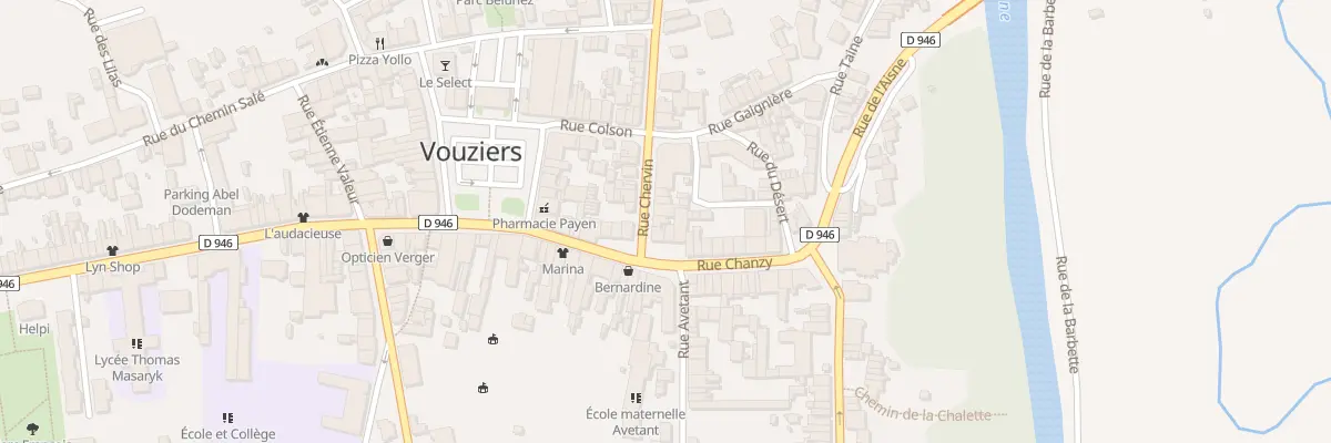 Plan du 4 Rue Chervin à Vouziers