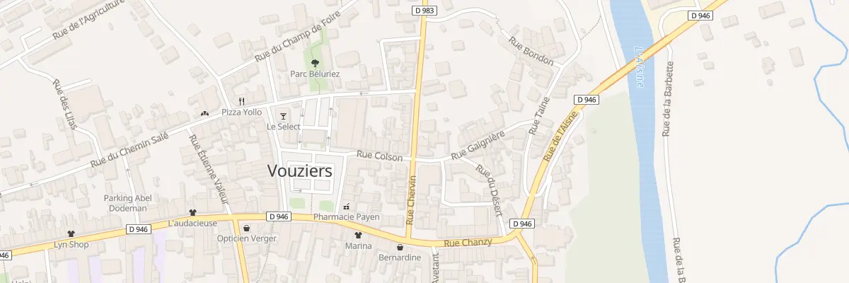 Plan du 4 Rue de Condé à Vouziers