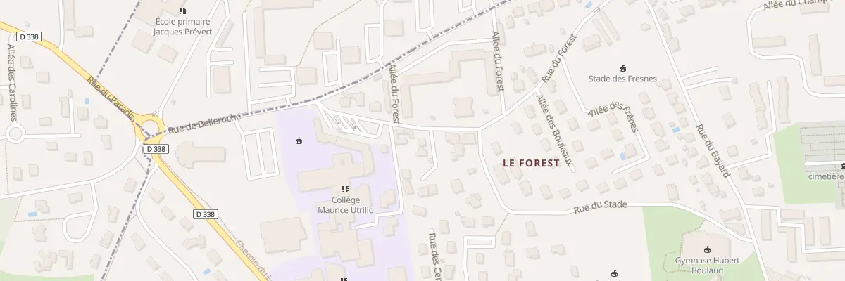 Plan du 9526 All de la Forestiere à Limas