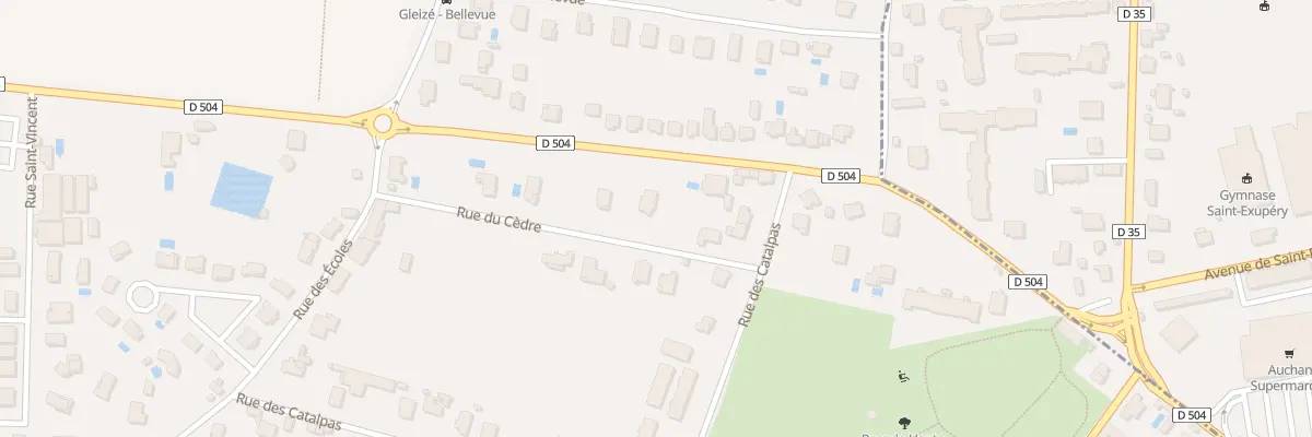 Plan du 8 Rue du Cèdre à Gleizé
